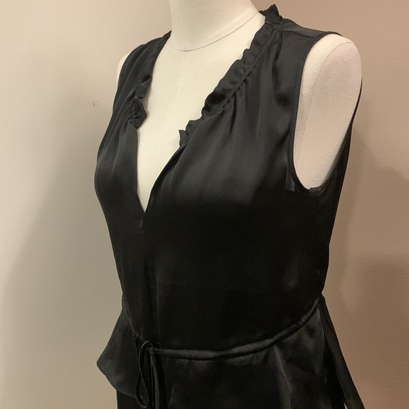 Cynthia Steffe Black Drawstring Sleeveless Top size small - Picture 5 of 10